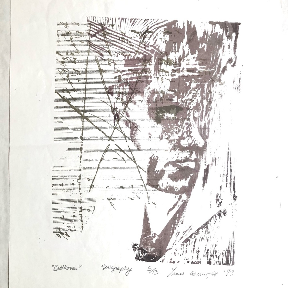 Original Hand-Pulled Prints of Beethoven